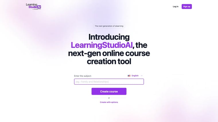 Create courses with AI-powered authoring tool | LearningStudioAI