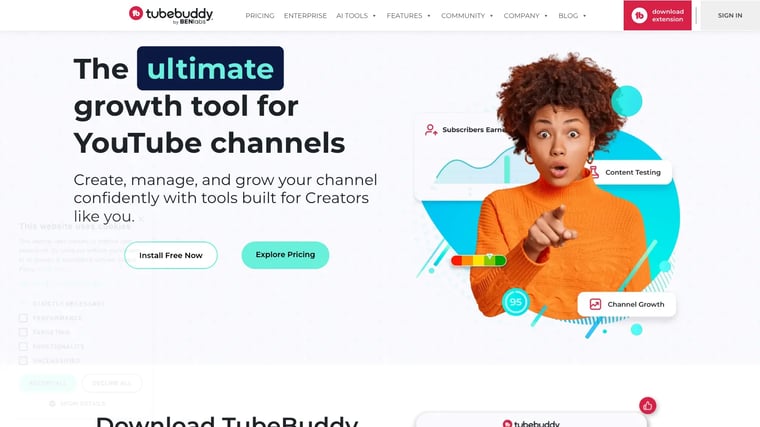 tubebuddy - Grow Your YouTube Channel with TubeBuddy Extension