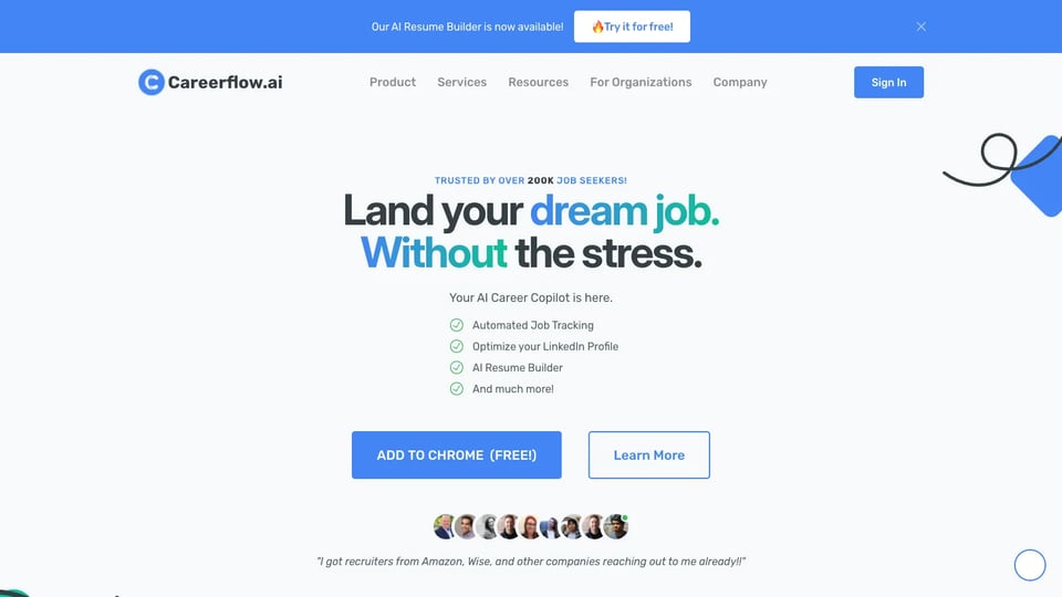 Careerflow - Your Career Copilot | FREE AI Job Search Tools