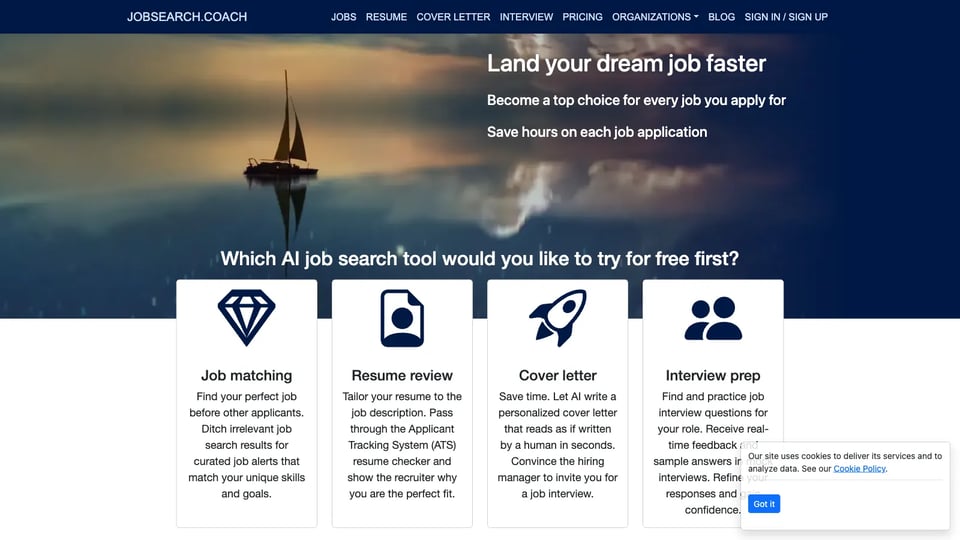 JobSearch.Coach - Land your dream job faster with AI