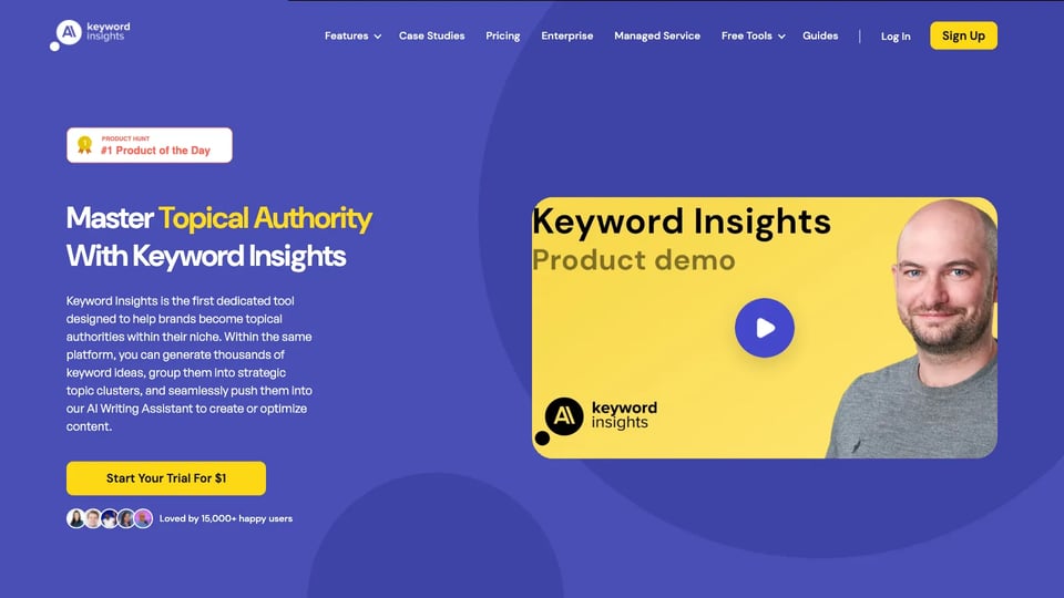 AI Driven Content Marketing Platform | Keyword Insights