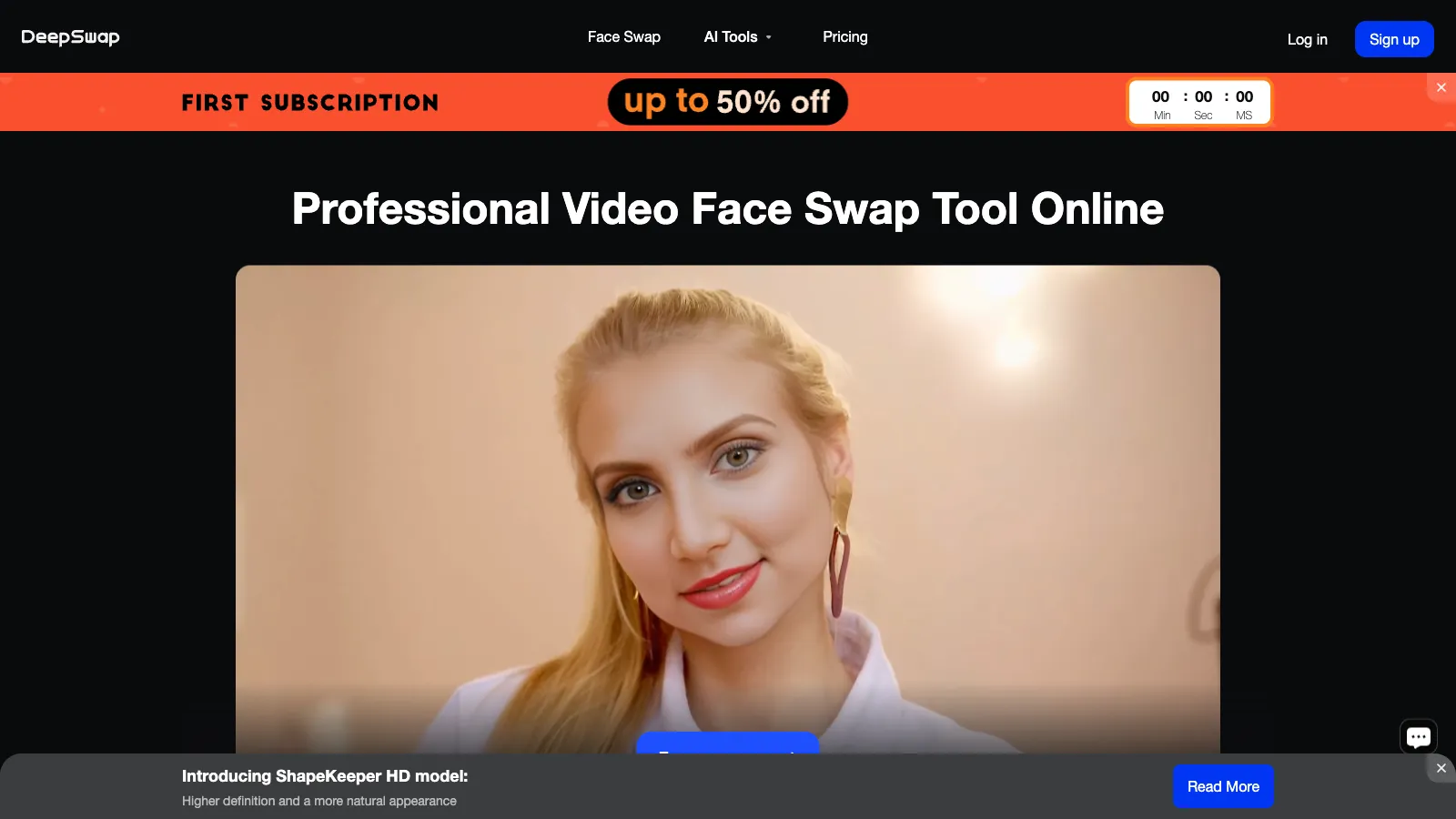 DeepSwap: Professional AI Face Swapping Made Easy