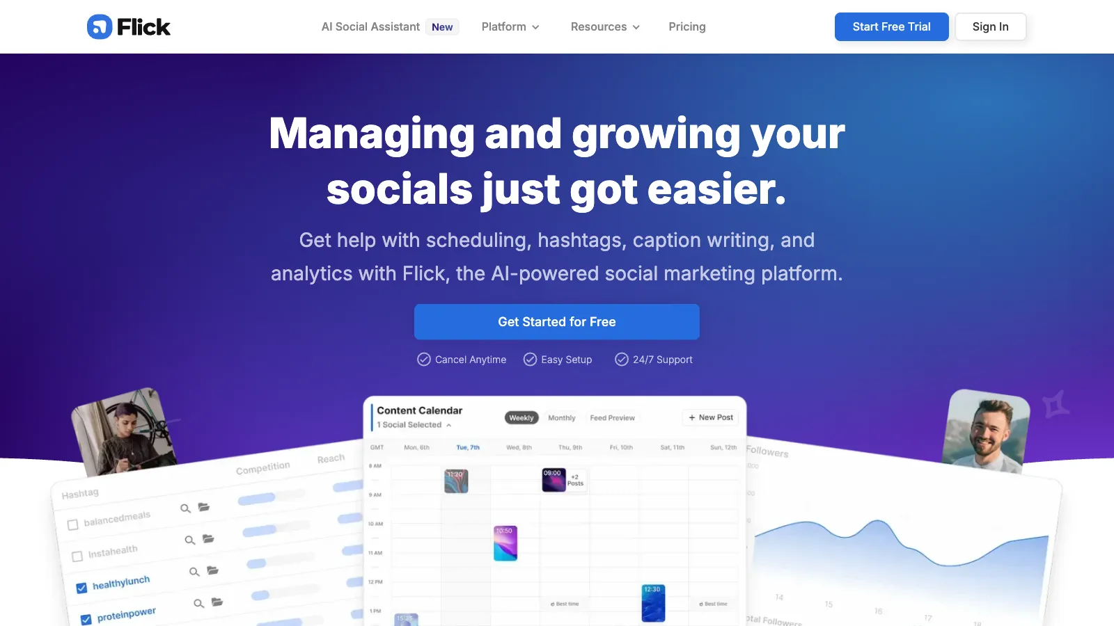 Flick: Social Media Marketing Platform