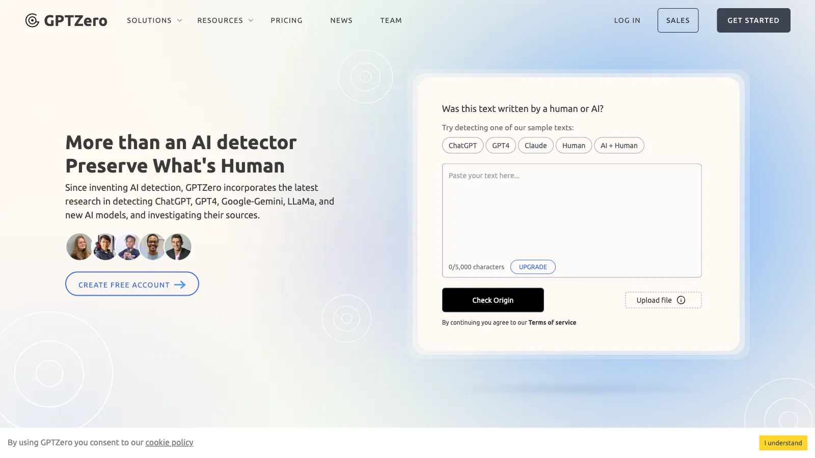 The Trusted AI Detector for ChatGPT, GPT-4, & More | GPTZero