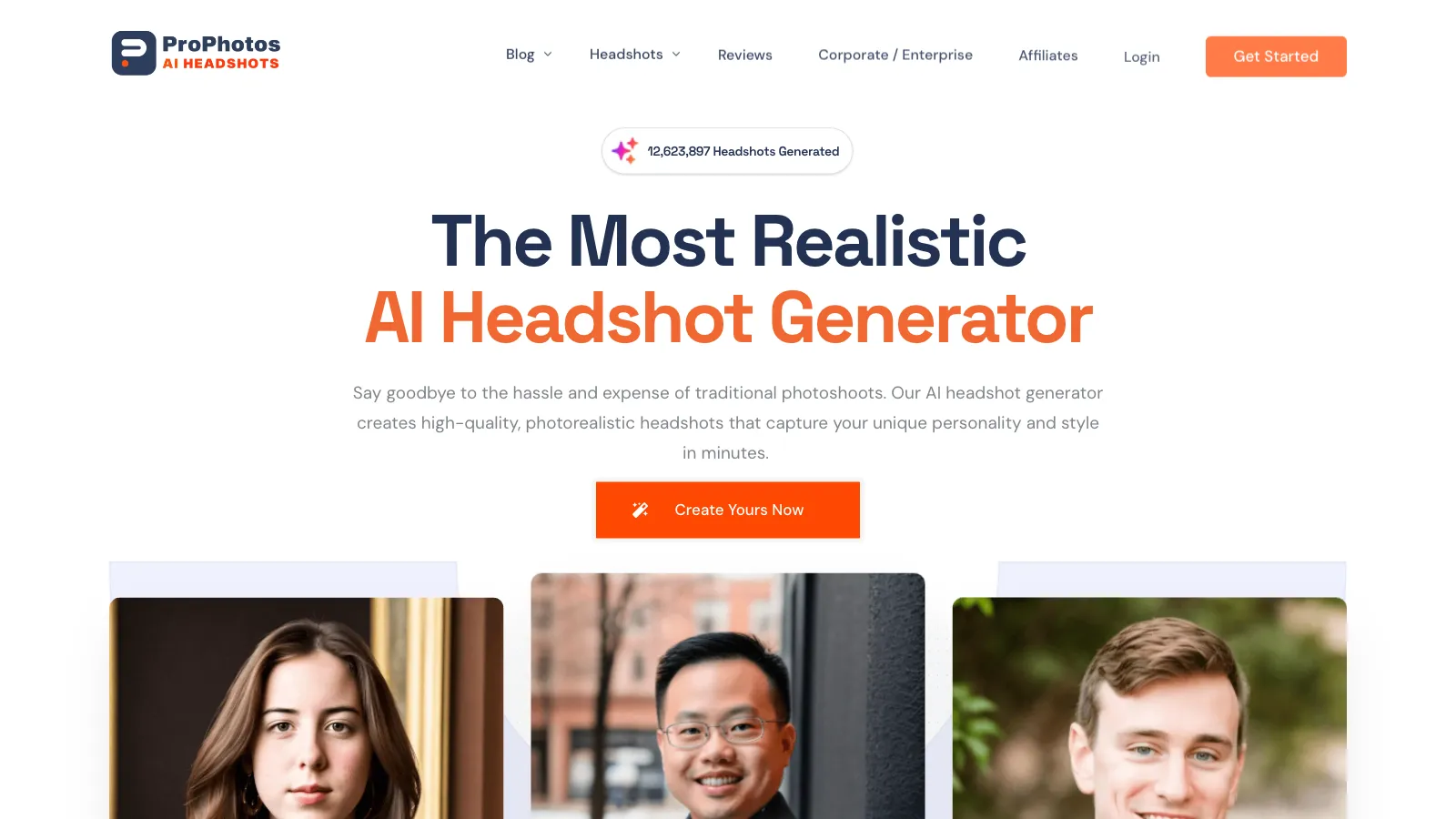 The #1 Professional AI Headshot Generator - ProPhotos