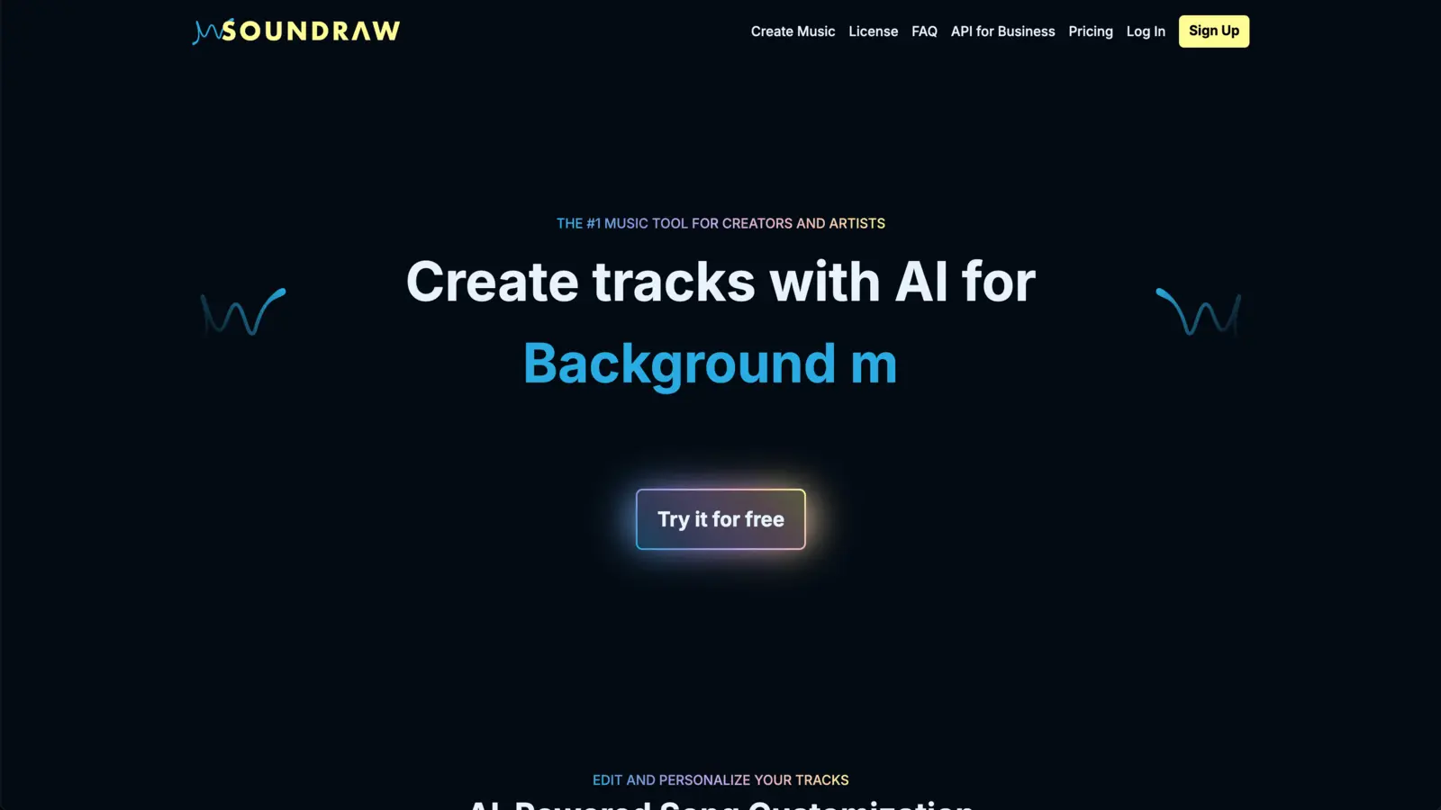 AI Music Generator SOUNDRAW