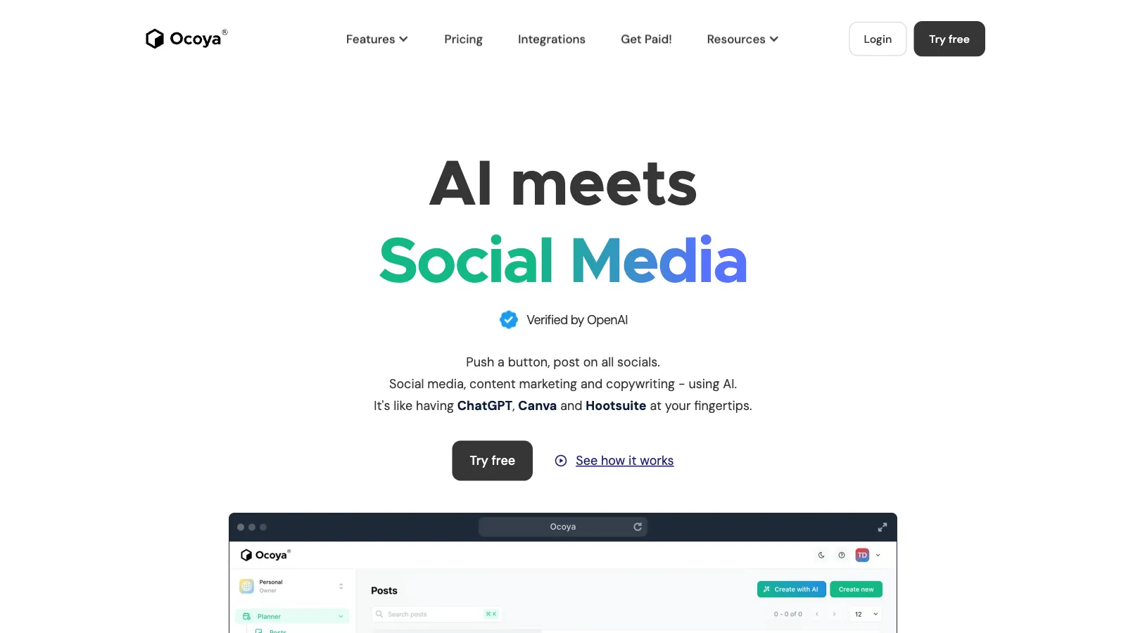 Ocoya: AI Social Media Management